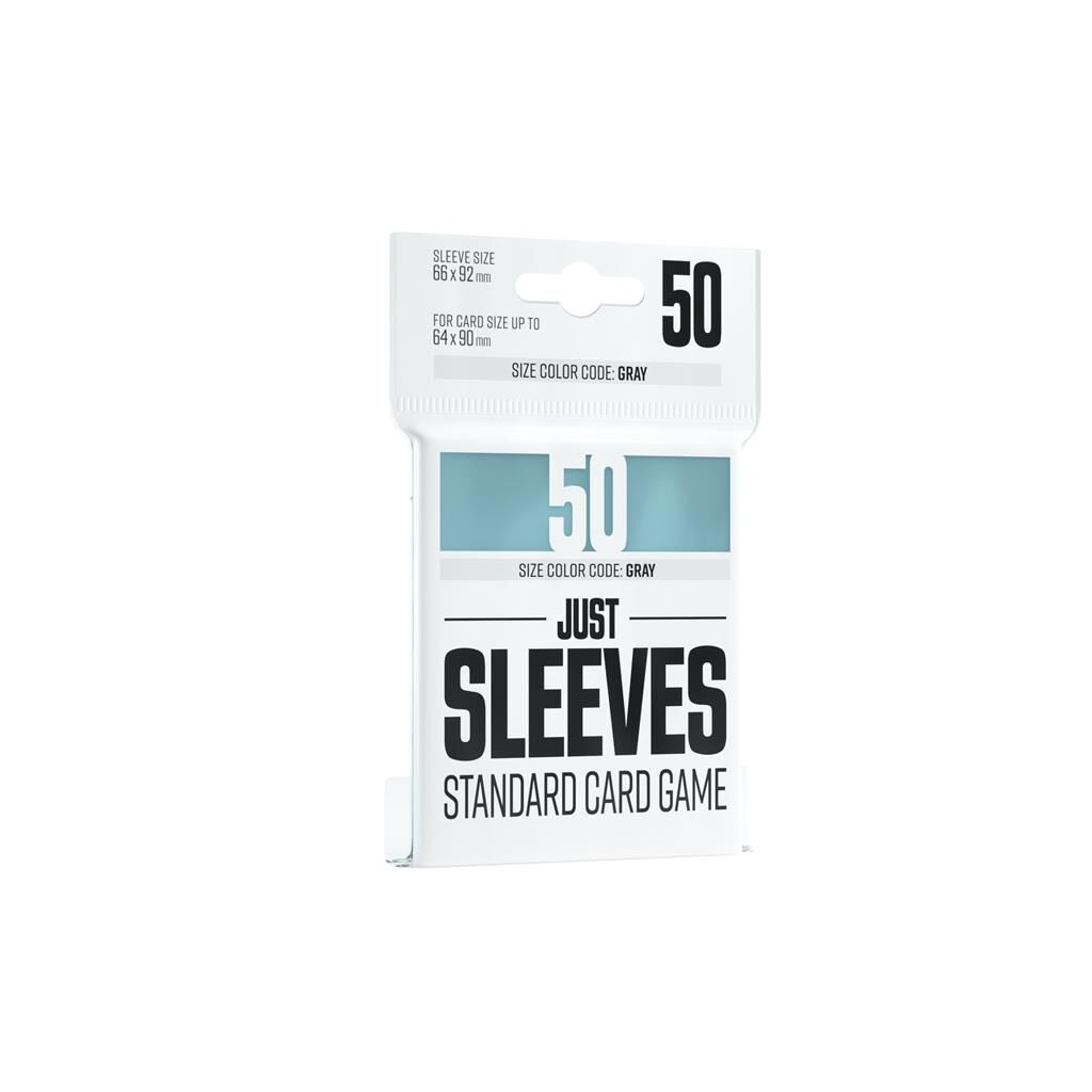 Just Sleeves - Standard Card Game Clear (50 Sleeves) 