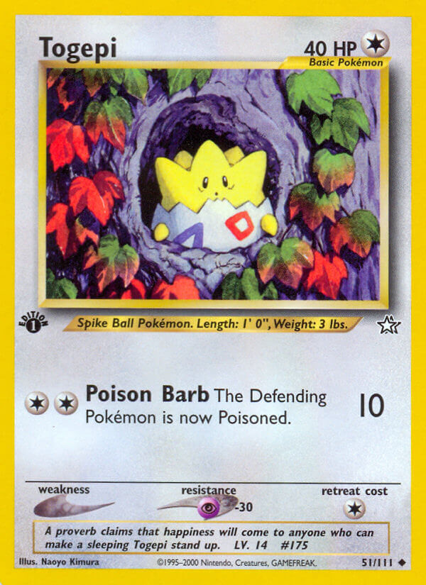 Togepi - 51/111 - 1st Edition - EN
