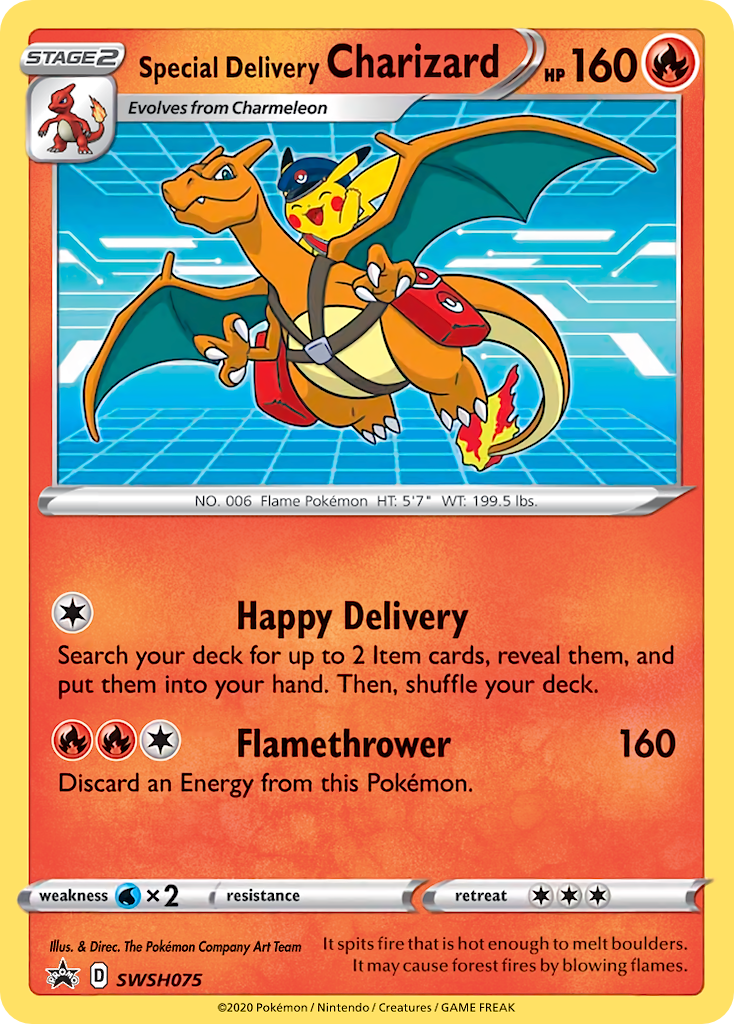Special Delivery Charizard - SWSH075/306 - EN