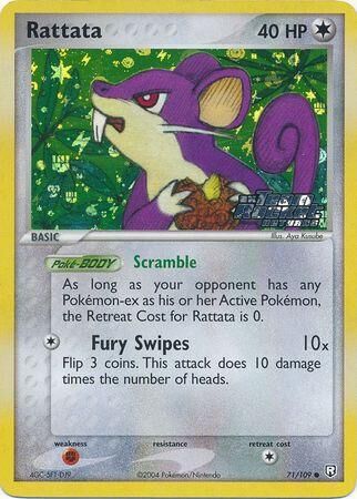 Rattata - 71/109 - Reverse Holo - EN