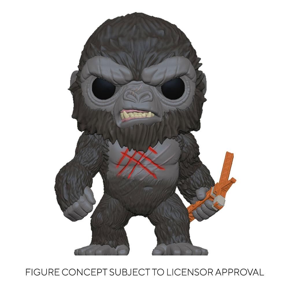 Godzilla Vs Kong POP! Movies Vinyl Figur Battle Worn Kong 9 cm Godzilla Vs Kong POP! Movies Vinyl Figur Battle Worn Kong 9 cm