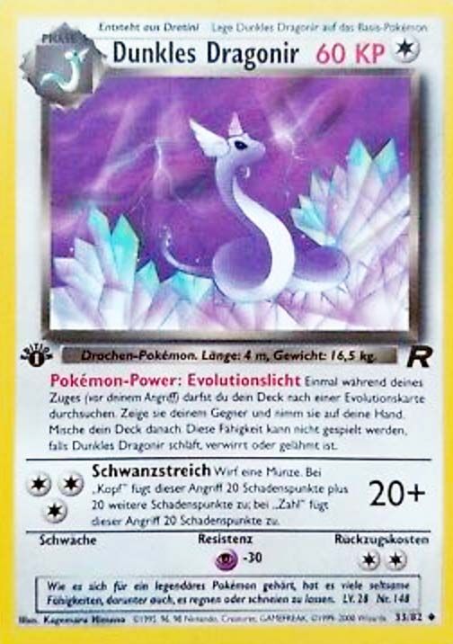 Dunkles Dragonir - Pokémon TCG Dunkles Dragonir - Pokémon TCG
