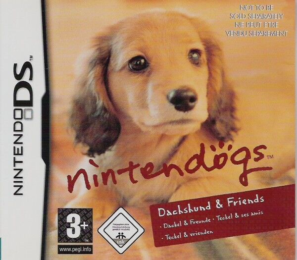 nintendogs-rot-nintendo-ds-cover Nintendogs Dachshund & Friends - Nintendo DS