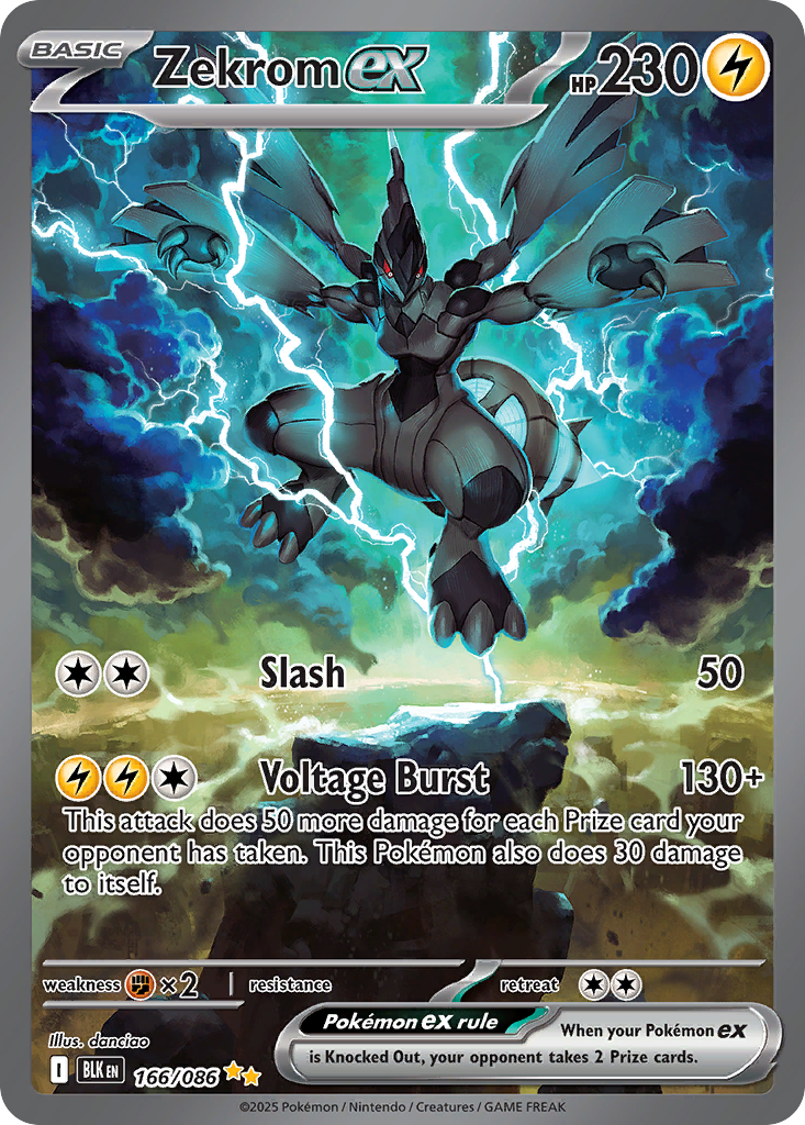 Zekrom ex - 166/086 - EN Zekrom ex - 166/086 - EN