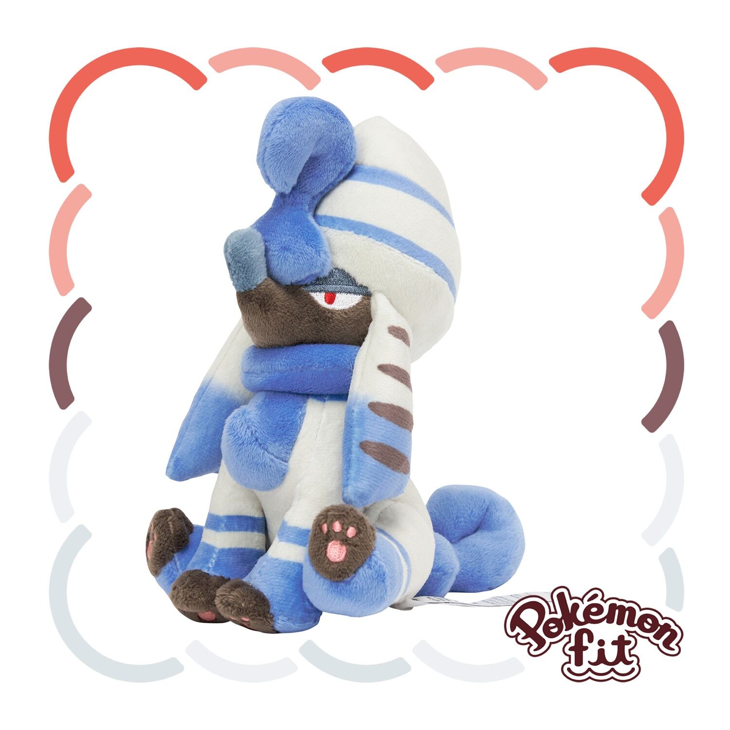 Furfrou Kingdom Cut Sitting Cuties Plush - 16 cm