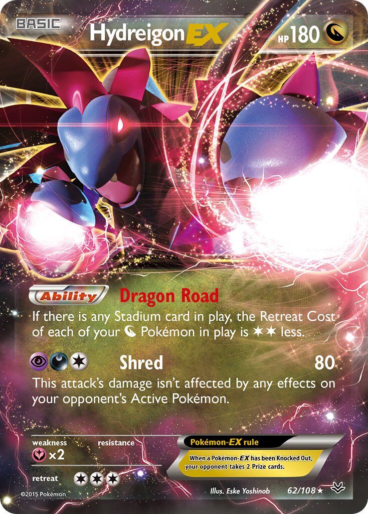 Hydreigon-EX - 62/108 - EN