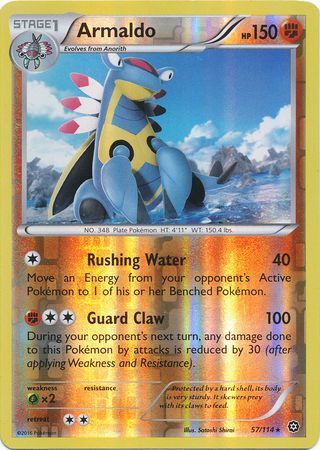 armaldo-57-114-reverse-foil Armaldo 057/114 - Pokémon TCG