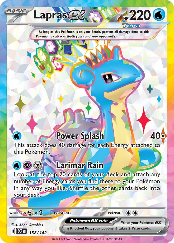 Lapras ex - 158/142 - EN Lapras ex - 158/142 - EN
