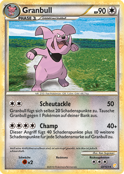 Granbull - 22/123 - Reverse Holo - Pokémon TCG - Near Mint