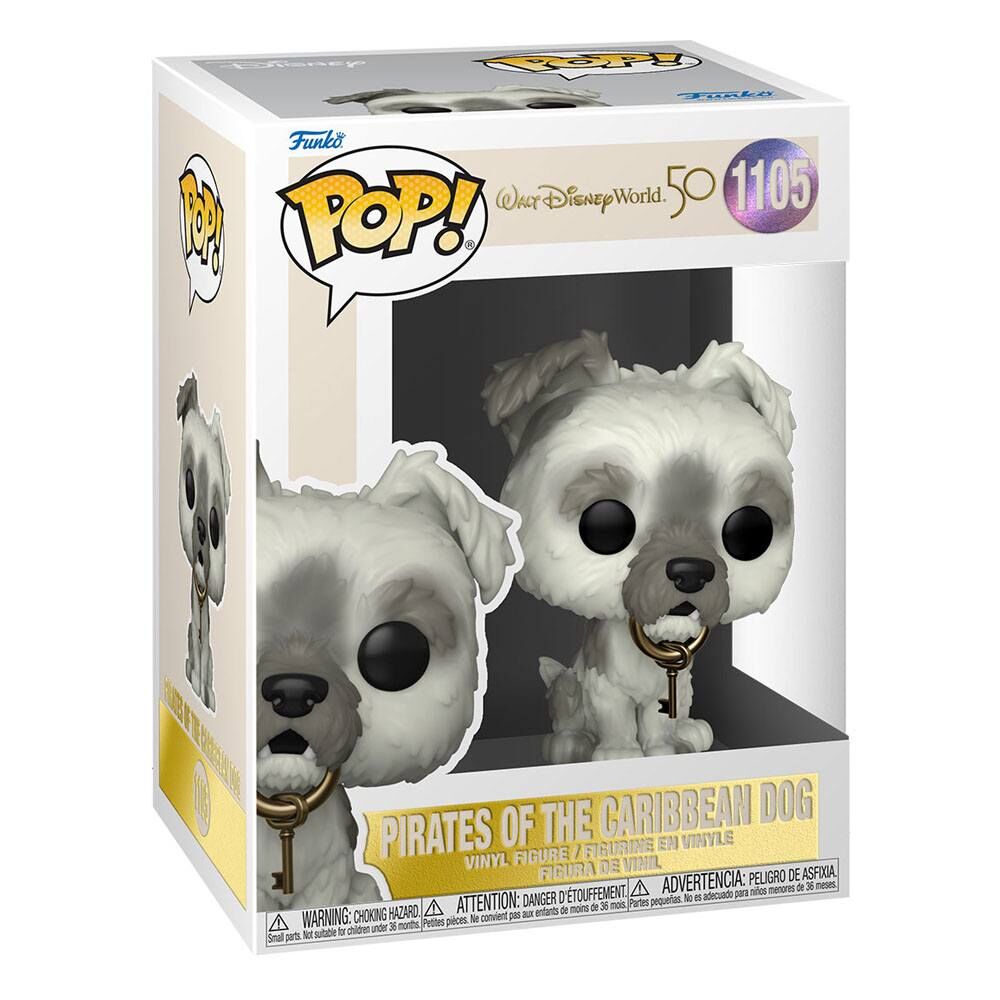 Walt Disney World 50th Anniversary POP! Vinyl Figur Pirates of the Caribbean Dog w/Keys 9 cm