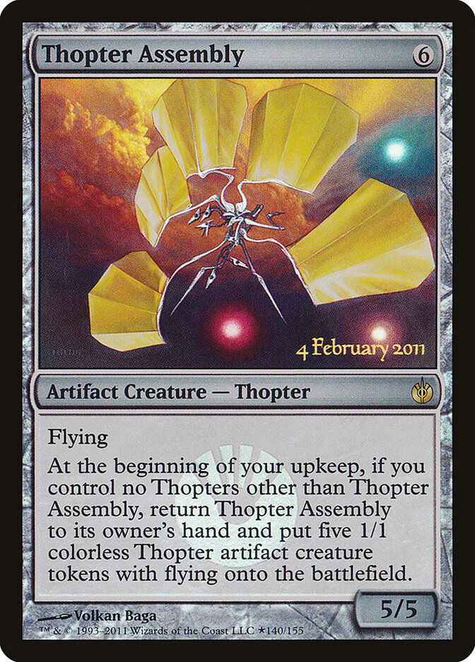 Thopter Assembly - 2011 Prerelease Promo Holo - MTG - Near Mint - EN