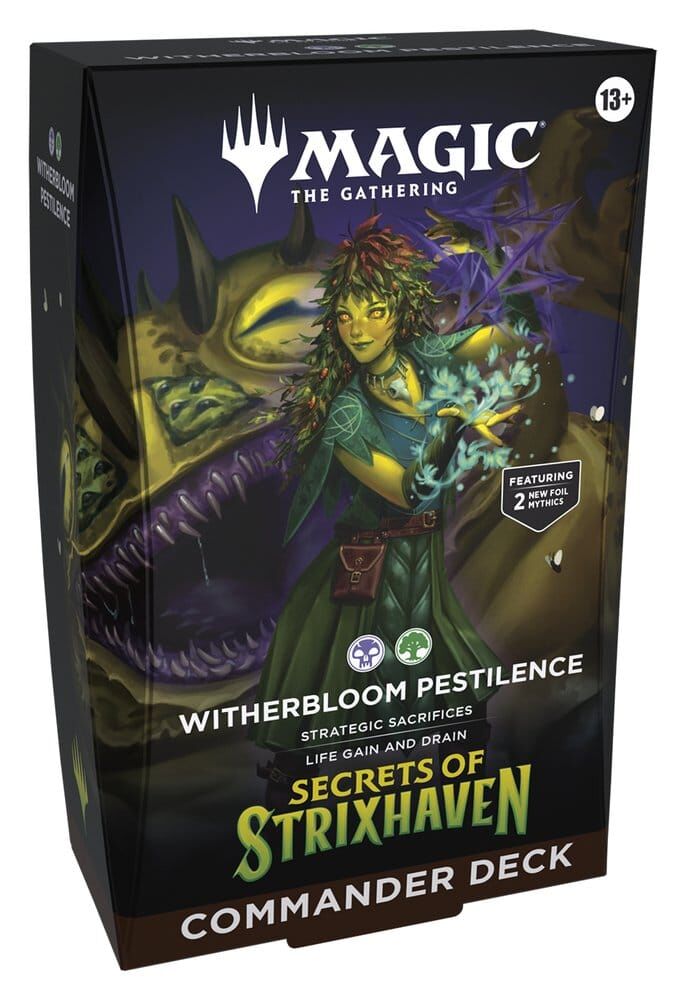 Magic the Gathering Secrets of Strixhaven Witherbloom Pestilence Commander Decks - EN