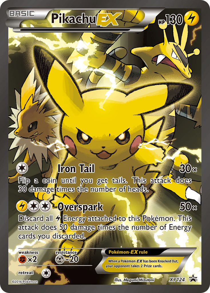 Pikachu-EX - XY124 - EN