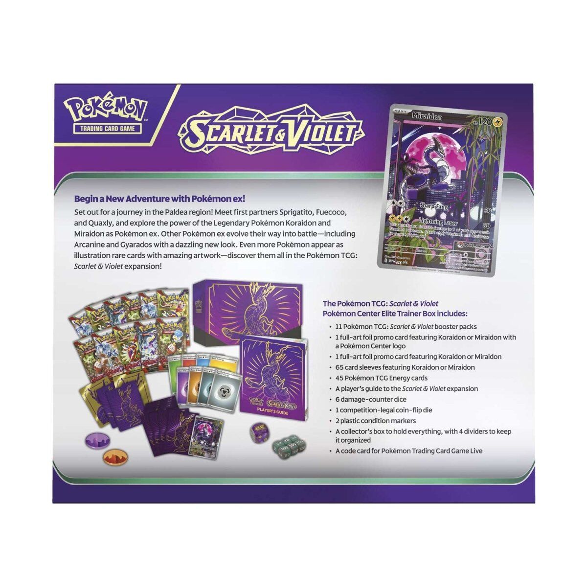 Pokémon Center Elite Trainerbox Scarlet & Violet (Miraidon) - EN