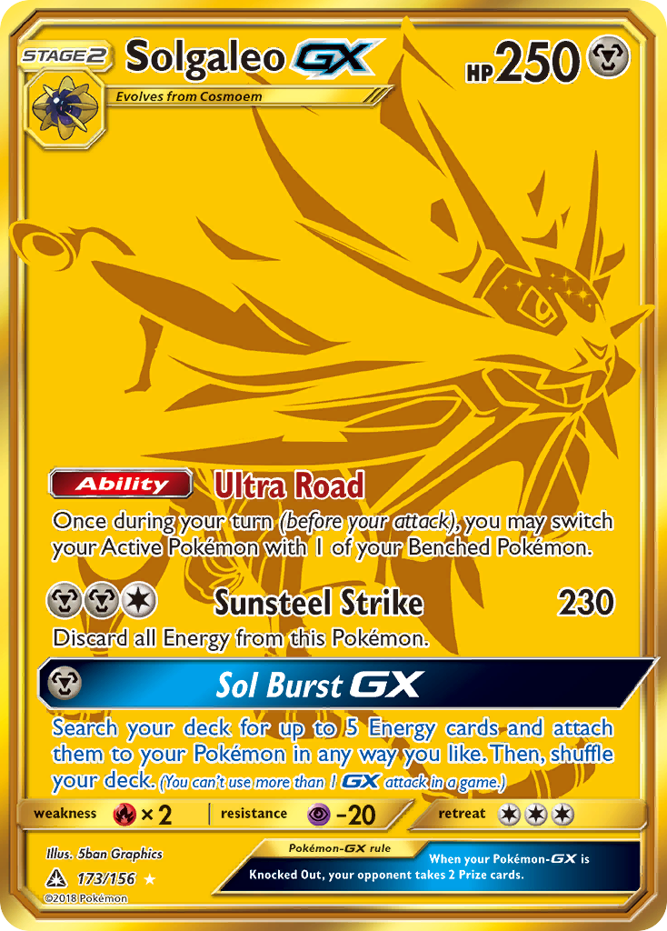Solgaleo-GX - 173/156 - EN Solgaleo-GX - 173/156 - EN