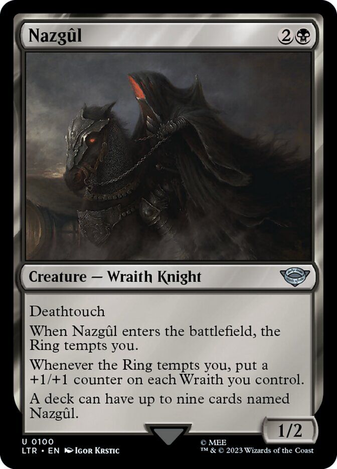 Nazgûl - LTR 100 - Normal - EN - NM Nazgûl - LTR 100 - Normal - EN - NM