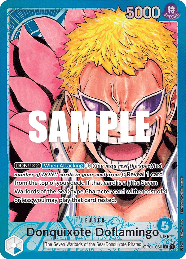 Donquixote Doflamingo - OP01-060 - Alternate Art Donquixote Doflamingo - OP01-060 - Alternate Art