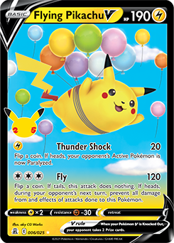 Flying Pikachu V - 006/025 - Pokémon TCG - Near Mint - EN