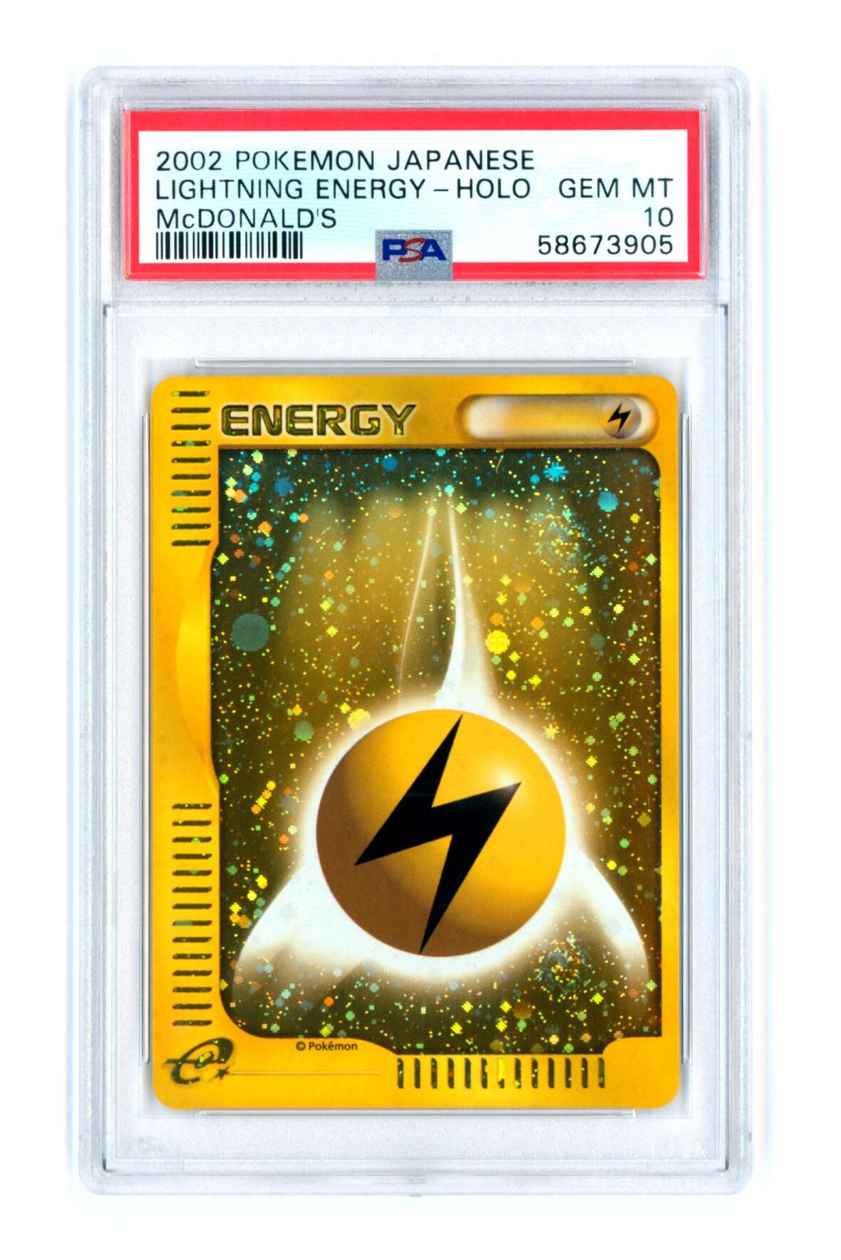Lightning Energy - McDonald's - Japanese - Holo - PSA 10 GEM MT - Pokémon