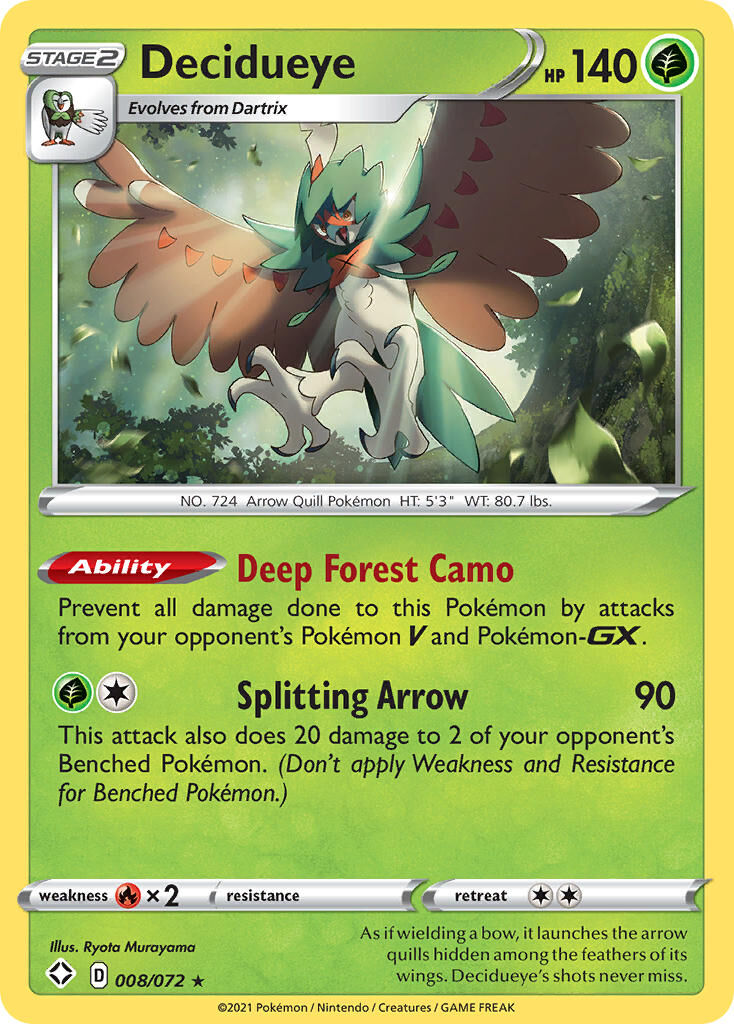 Decidueye - 008/072 - EN Decidueye - 008/072 - EN