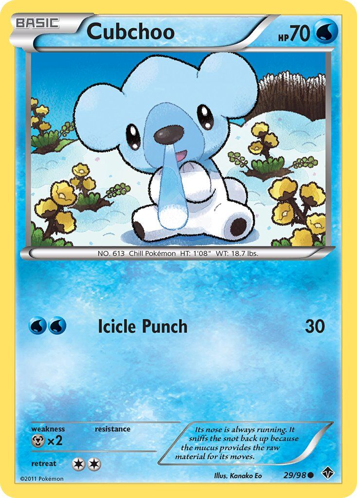 Cubchoo - 29/98 - EN