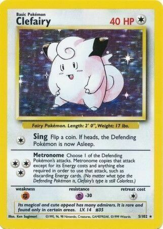 Clefairy - 5/102 - Unlimited - EN Clefairy - 5/102 - Unlimited - EN