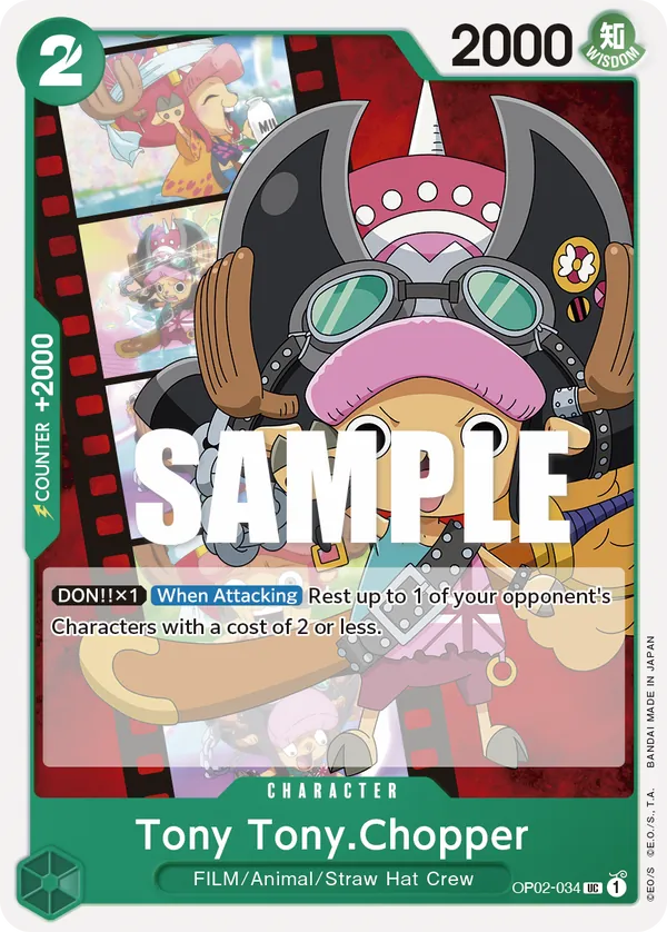Tony Tony.Chopper - OP02-034 Tony Tony.Chopper - OP02-034