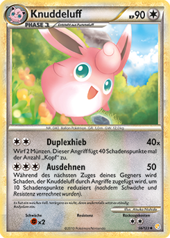 Knuddeluff - 56/123 - Reverse Holo - Pokémon TCG - Near Mint