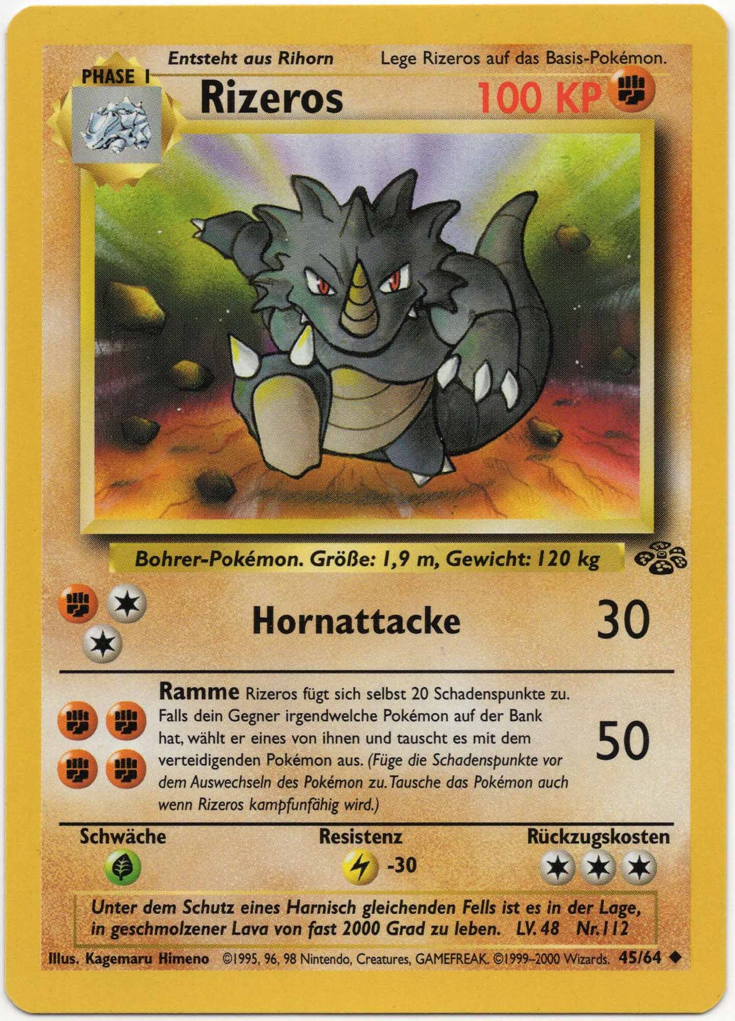 Rizeros - 45/64 - Pokémon TCG