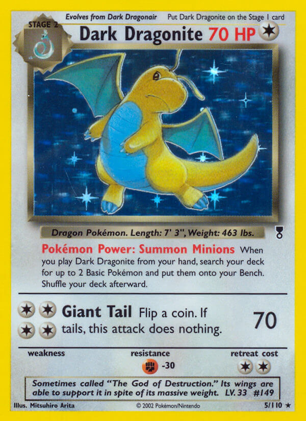 Dark Dragonite - 5/110 - Holo Rare - EN Dark Dragonite - 5/110 - Holo Rare - EN