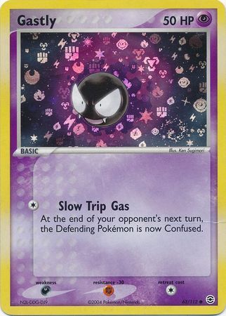 Gastly - 63/112 - Reverse Holo - EN