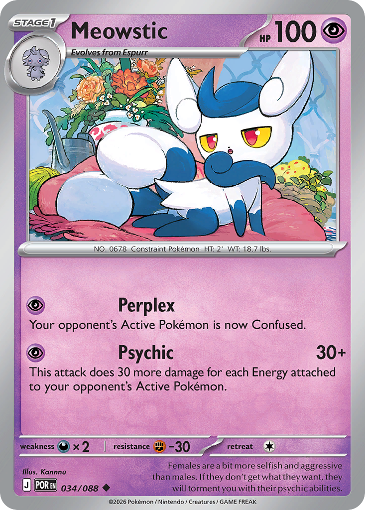 Meowstic - 034/088 - EN