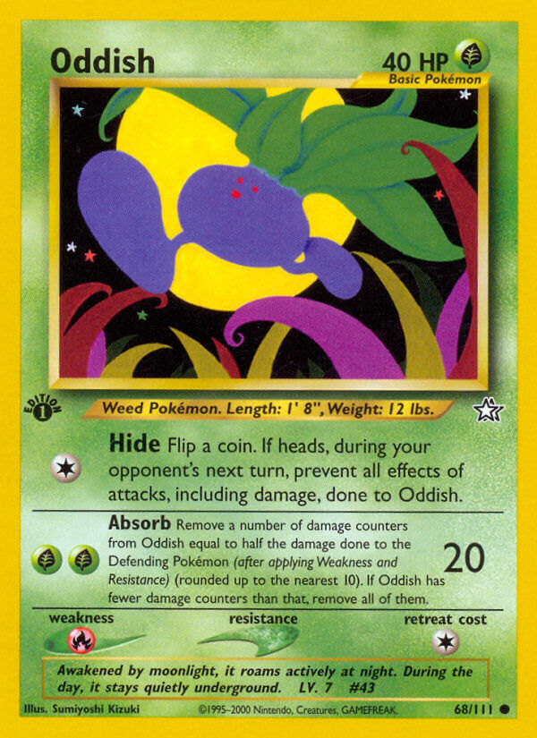 Oddish - 68/111 - 1st Edition - EN