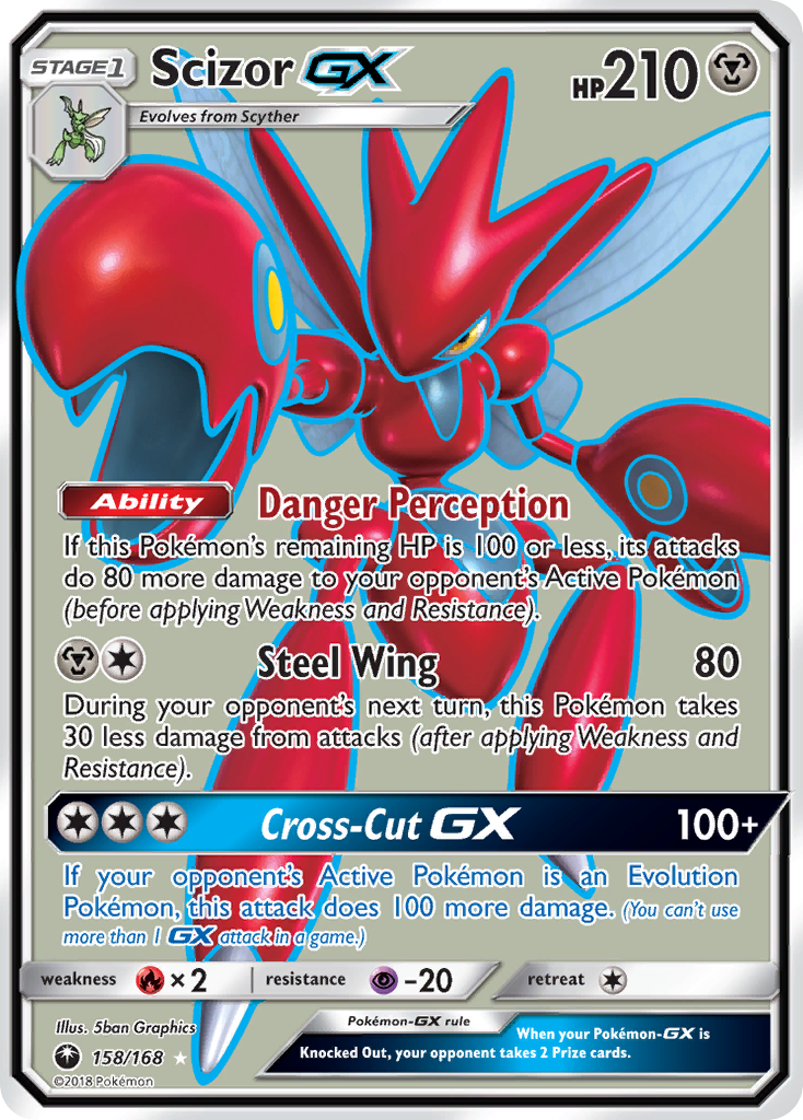 Scizor-GX - 158/168 - EN