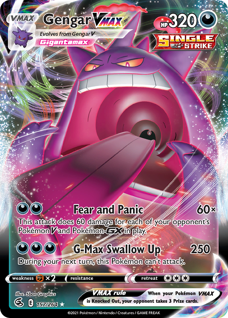 Gengar VMAX - 157/264 - EN Gengar VMAX - 157/264 - EN