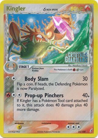 Kingler - 22/100 - Reverse Holo - EN Kingler - 22/100 - Reverse Holo - EN