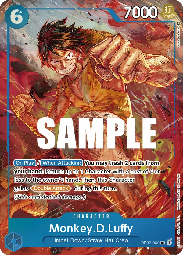 Monkey.D.Luffy - OP02-062 - Alternate Art - EN