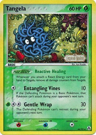 Tangela - 44/92 - Reverse Holo - EN Tangela - 44/92 - Reverse Holo - EN