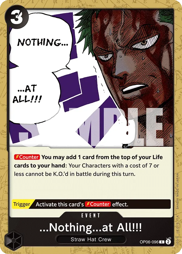 ...Nothing...at All!!! - OP06-096
