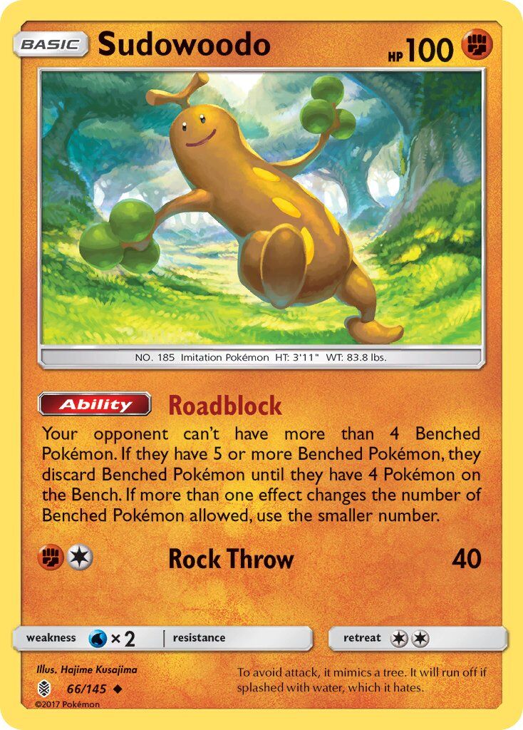 sudowoodo-66-145-pokemon-tcg-lightly-played-en Sudowoodo - 66/145 - Pokémon TCG - Lightly Played - EN