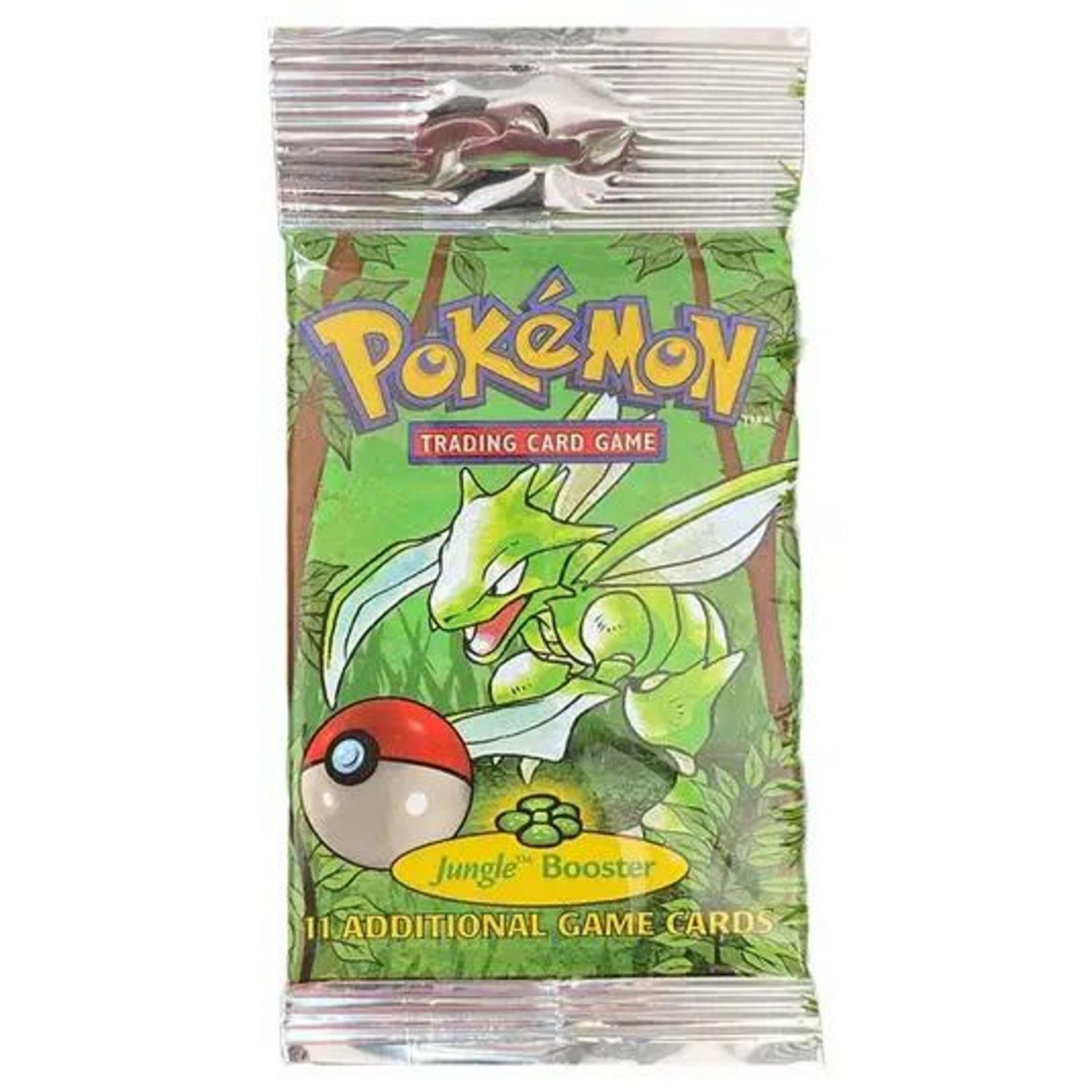 Pokémon Jungle Long Crimp Booster Sealed (Scyther Artwork) 1999 - EN