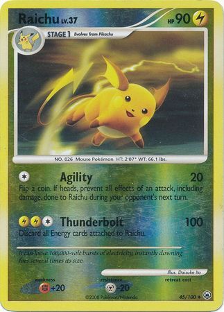 Raichu - 45/100 - Reverse Holo - EN Raichu - 45/100 - Reverse Holo - EN