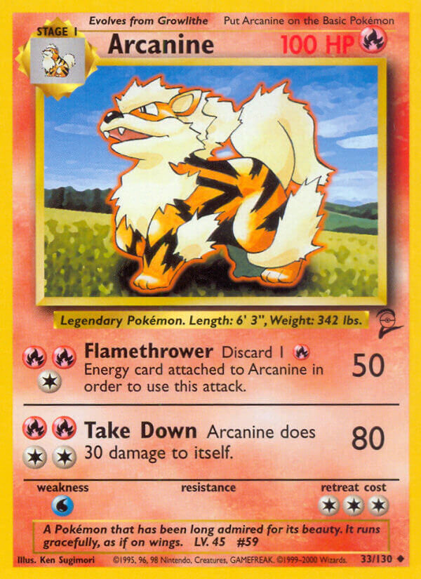 Arcanine - 33/130 - EN