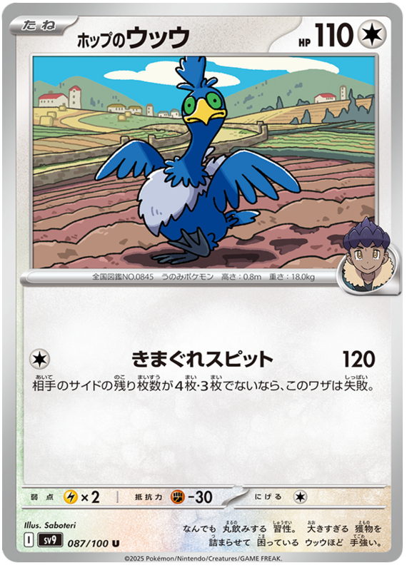Hop's Cramorant - sv9 087/100 - JP