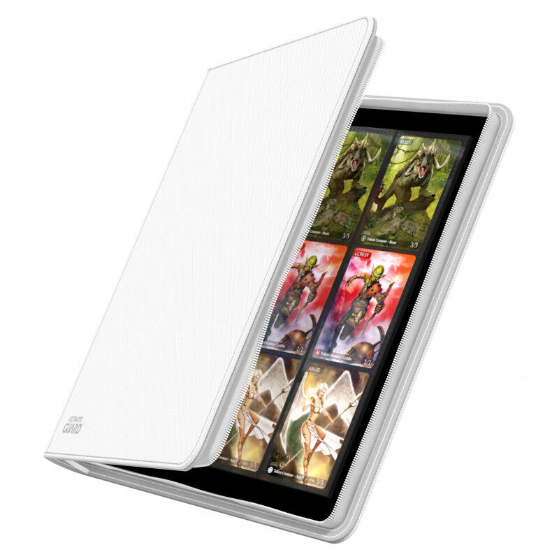 Ultimate Guard Ordner QuadRow ZipFolio 12-Pocket XenoSkin Weiss