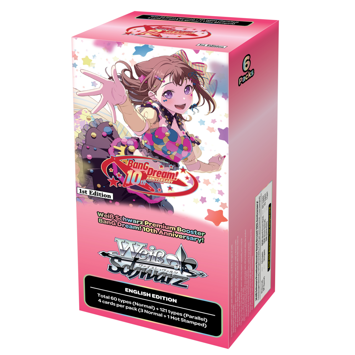 BanG Dream! 10th Anniversary! Premium Booster Display (6 packs) - Weiss Schwarz TCG - EN BanG Dream! 10th Anniversary! Premium Booster Display (6 packs) - Weiss Schwarz TCG - EN