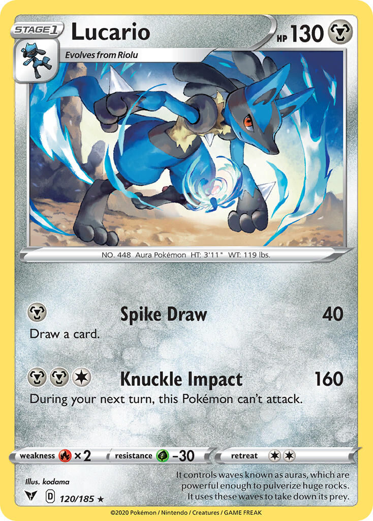 Lucario - 120/185 - EN Lucario - 120/185 - EN