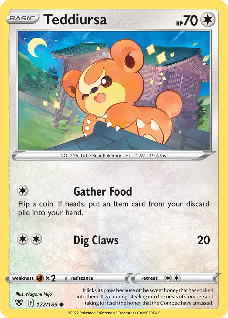 Teddiursa - 122/189 - EN Teddiursa - 122/189 - EN