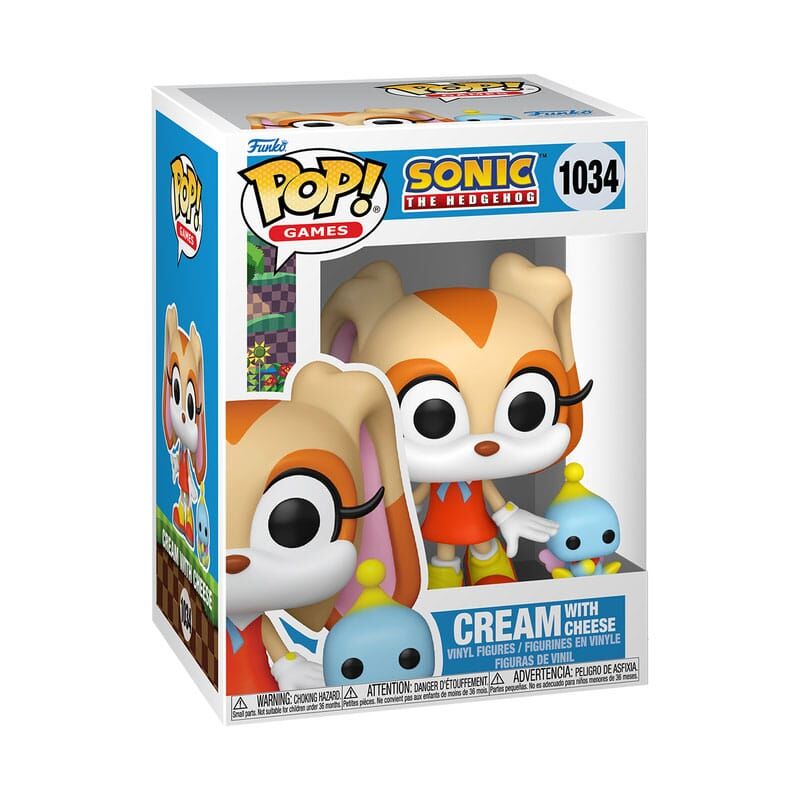 Sonic The Hedgehog POP & Buddy! Games Vinyl Figur Cream w/Cheese 9cm Sonic The Hedgehog POP & Buddy! Games Vinyl Figur Cream w/Cheese 9cm