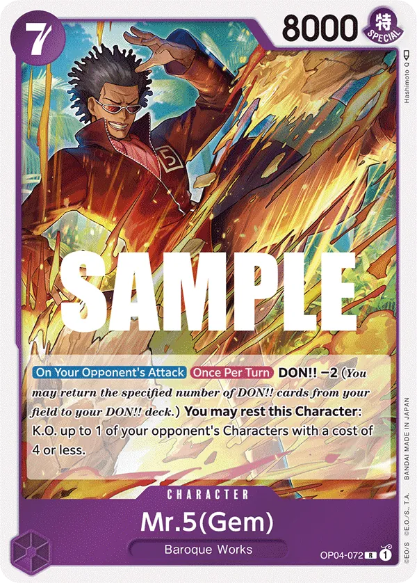 Mr.5(Gem) - OP04-072 Mr.5(Gem) - OP04-072